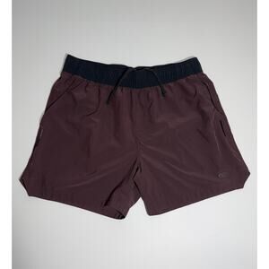 Leg3nd Mens Athletic Shorts Size Large Workout Running Athleisure Zipper Pockets